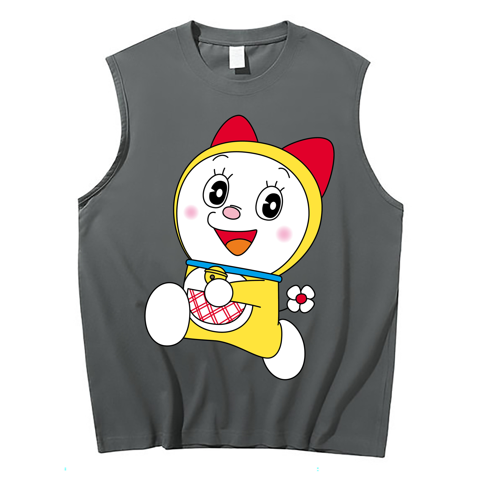 （画像用） ドラえもん ドラミ Doraemon Dorami コットン100％タンクトップ（フロントプリント）